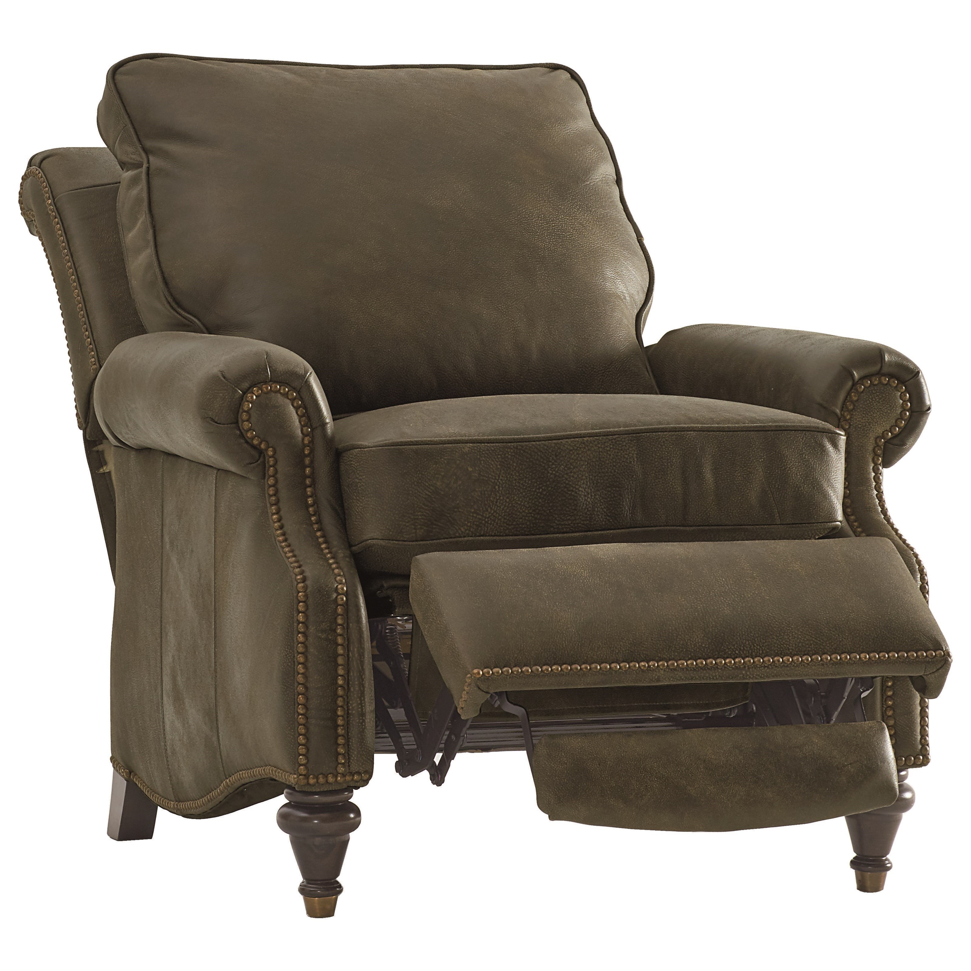 Bassett Oxford Traditional Push Back Recliner with Nailhead Trim Find